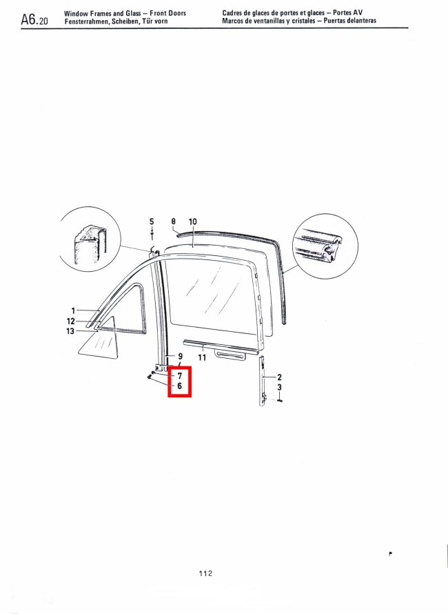 Mk1 Escort Lower Quarter Window Channel Fixings