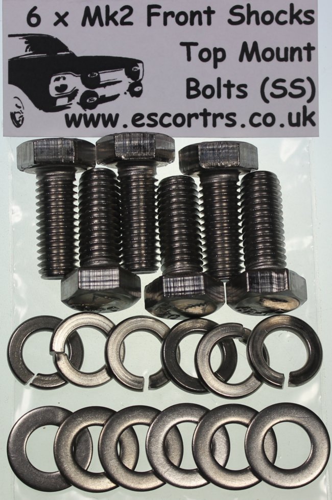 Mk2 Front Shocks Top Mount Bolts (SS) £4.99