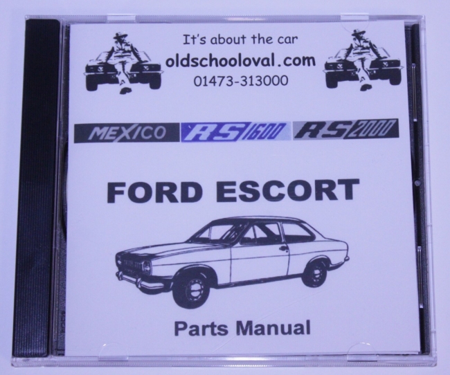 Mk1 Escort AVO Parts Manual CD-ROM £14.99