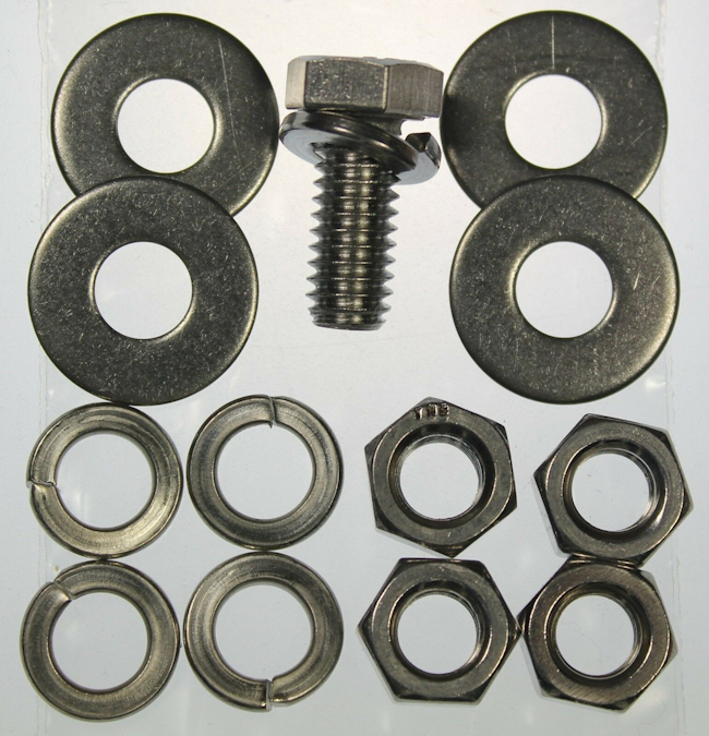Mk1 Escort Pedal Box Fixing Set (All Stainless) £4.95