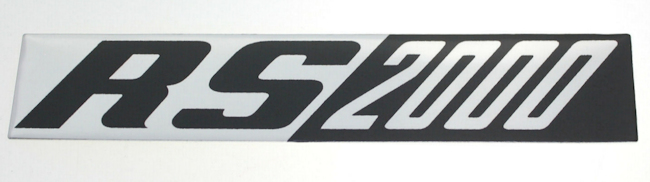 Mk1 Escort RS 2000 Wing / Boot Badge Foil Insert £5.99