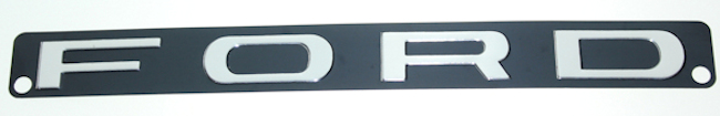 Van Aluminium Ford Plate